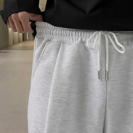 volume wide sweat pants /2color　VG1188