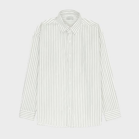 classic vertical stripe relax shirt /3color　VG1104