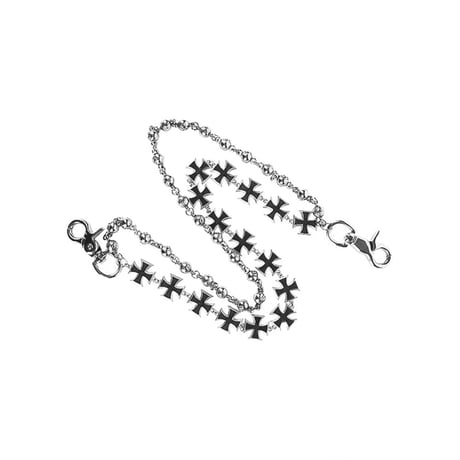 cross charm double wallet chain　VM1085