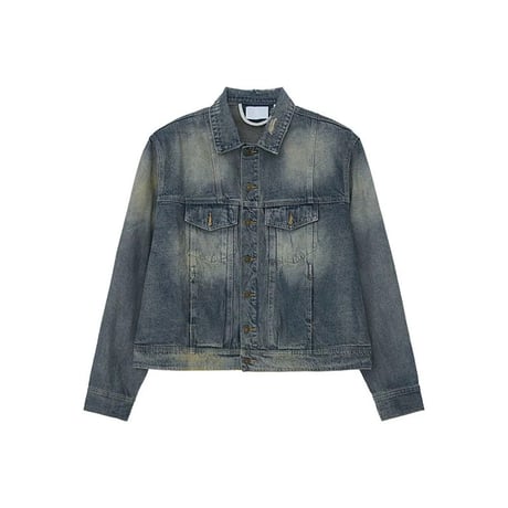 retro wash denim jacket 　VG1287