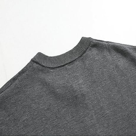 minimal short sleeve knit shirt /2color　VG1324