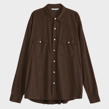 suede western two-pocket shirt /4color　VG1143