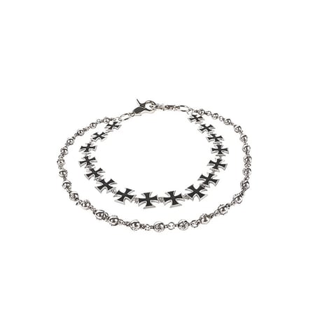 cross charm double wallet chain　VM1085