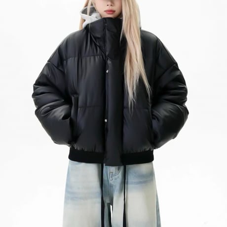 oversized volume padding blouson /3color　VG1222