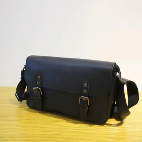 vintage leather messenger bag /3color　VG1196