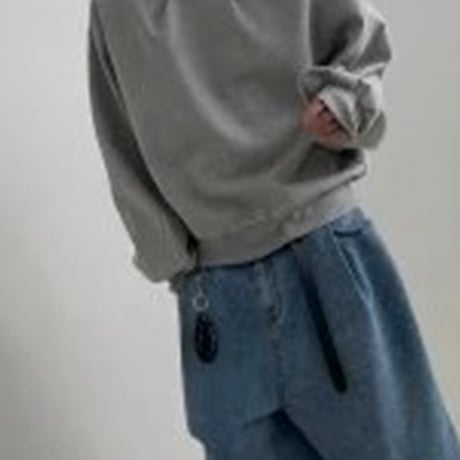 shoulder tuck volume sleeve sweatshirt /2color　VG1168