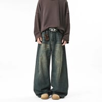 vintage wash super wide denim　VM1048