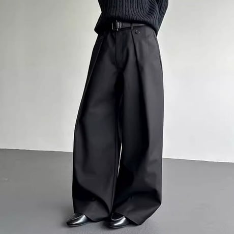 tucked wide voluminous slacks　VM1153