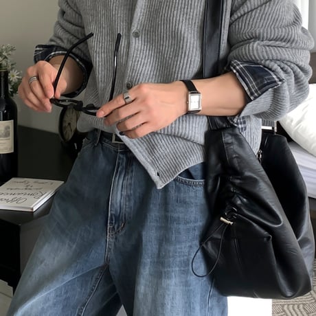 vintage wash straight fit denim　VG1178