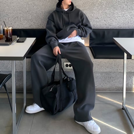 supima pigment wide sweat pants /3color　VG1122