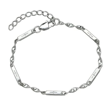 twisted metal plate bracelet　VM1092