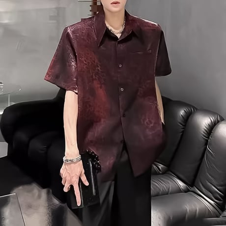 shadow animal pattern loose shirt　VM1164