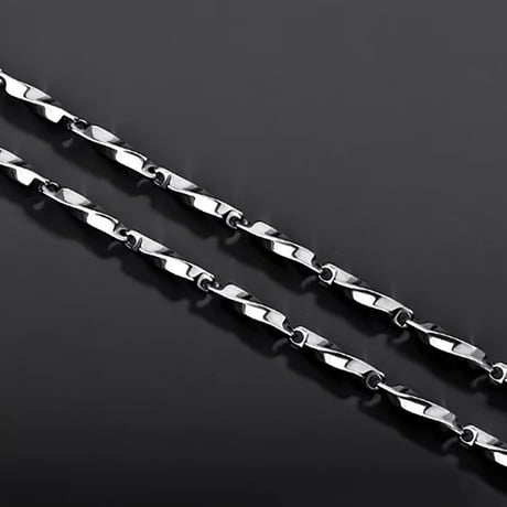 minimal twist chain necklace　VM1082