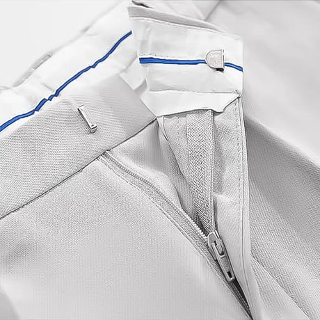 minimal straight center press slacks /2color　VG1316