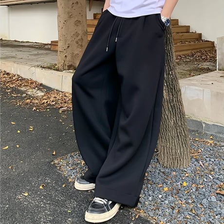 relax straight sweat pants /2color　VG1065