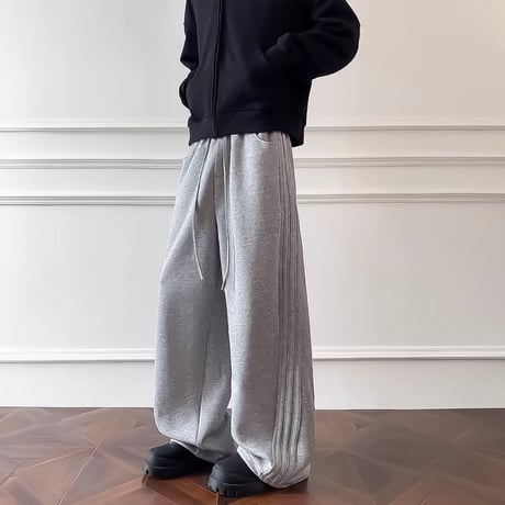 side-line track wide pants /2color　VM1141