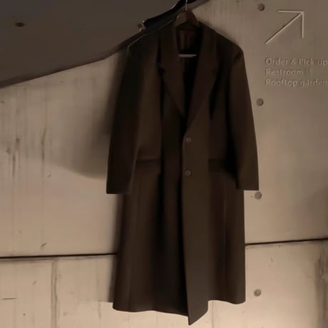 oversized heavy wool long coat /3color　VG1221