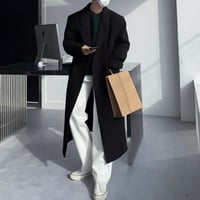 oversized heavy wool long coat /3color　VG1221