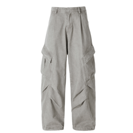 vintage wash wide military cargo pants /5color　VG1172