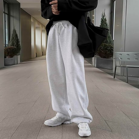 volume wide sweat pants /2color　VG1188