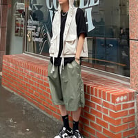 hooded nylon utility vest　VG1090