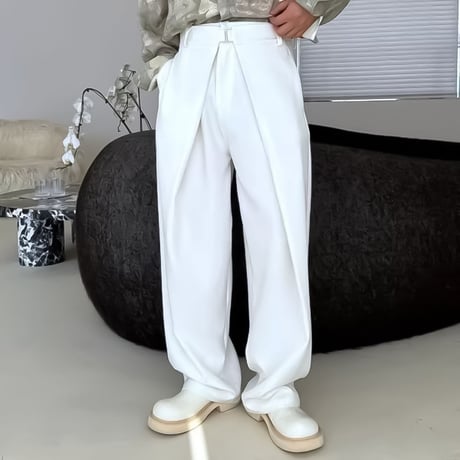 minimal layered wide slacks　VM1146