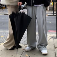 minimal wide sweat pants /4color　VG1114