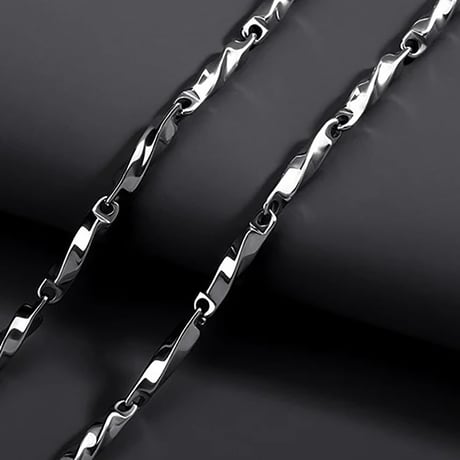minimal twist chain necklace　VM1082