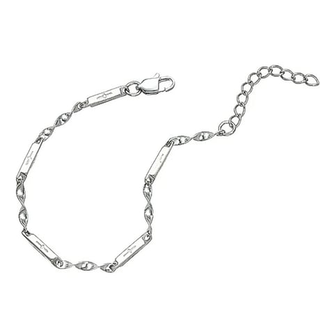 twisted metal plate bracelet　VM1092