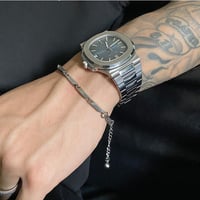minimal geometric chain bracelet　VG1202