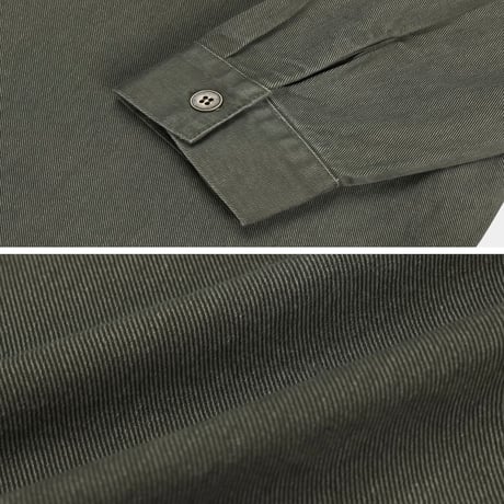 vintage patch overfit work shirt /6color　VG1106