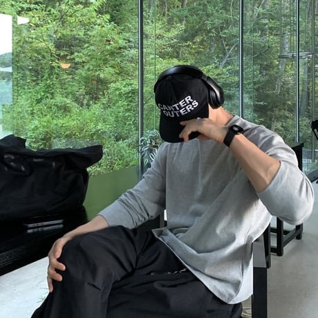 casual lettering washed cap /2color　VG1209