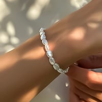 baroque pearl minimal bracelet　VM1093