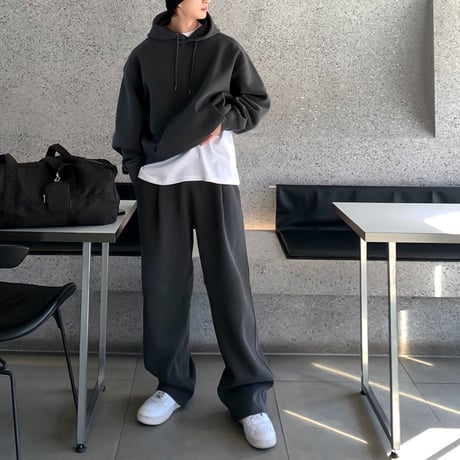 supima pigment wide sweat pants /3color　VG1122