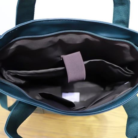 minimal square leather backpack /4color　VG1197