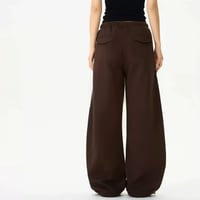 adjustable hem loose sweat pants /3color　VG1097