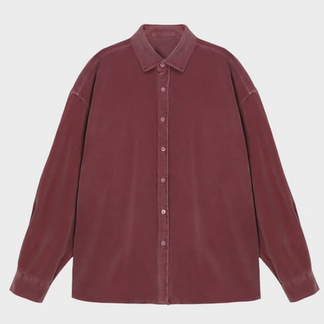 washed corduroy oversized shirt /5color　VG1184