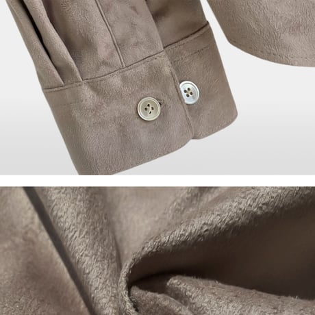 suede western two-pocket shirt /4color　VG1143