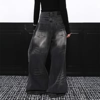 curved fade 3d wide denim　VM1050