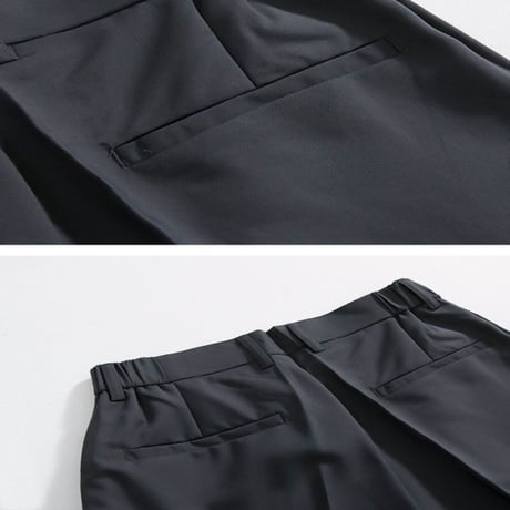 easy straight slacks /3color　VG1085