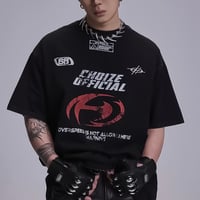 oversized street logo tshirt　VM1100