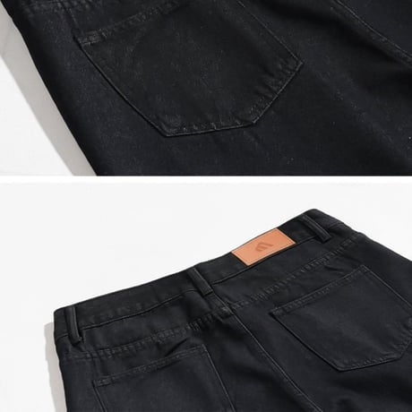 tuck straight denim pants　VG1074