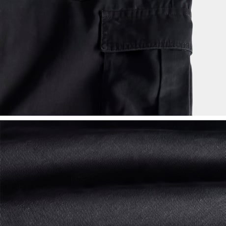 semi wide cotton cargo pants /2color　VG1113