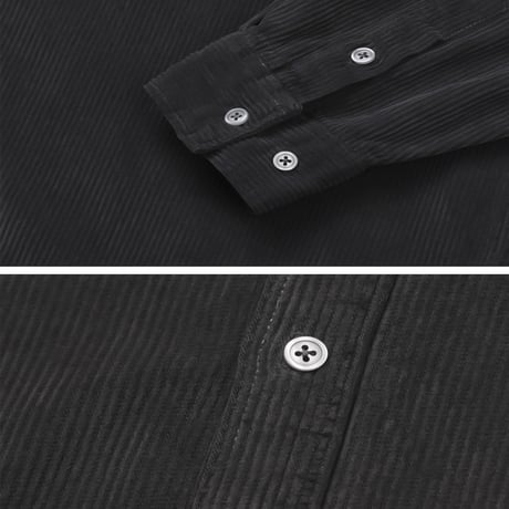 washed corduroy oversized shirt /5color　VG1184