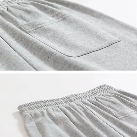 side slit straight sweat pants　VG1068