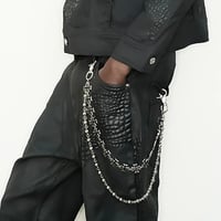 cross charm double wallet chain　VM1085