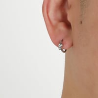 knot design hoop earring　VG1206