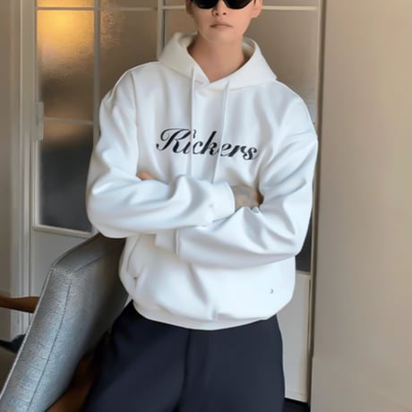script logo hoodie /3color　VG1190