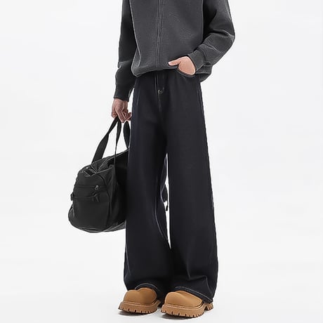 minimalist super wide denim /2color　VM1014