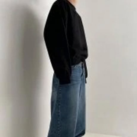 shoulder tuck volume sleeve sweatshirt /2color　VG1168